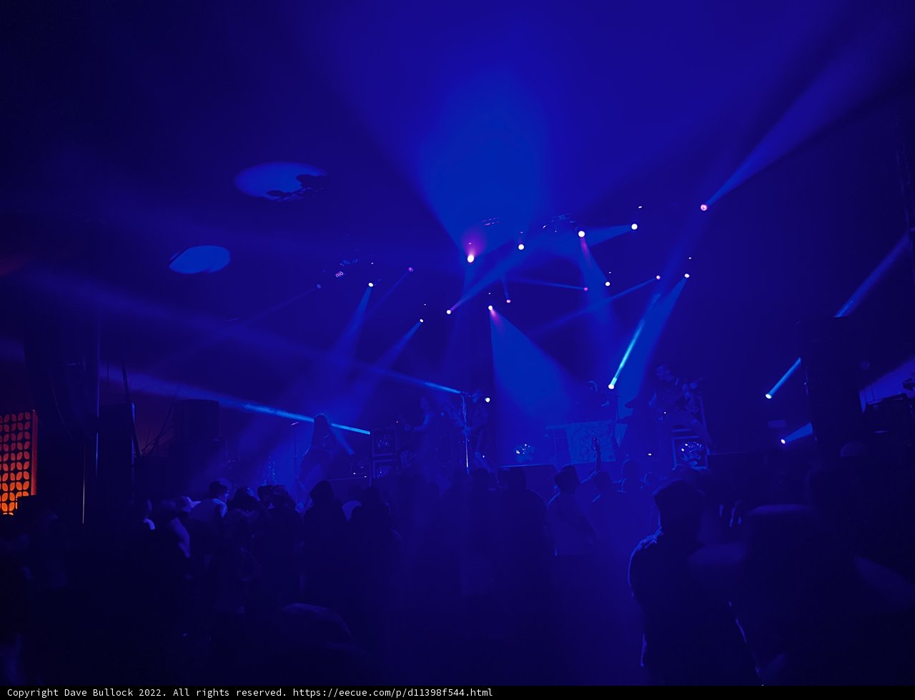 Blue Spotlight Nightclub Performance