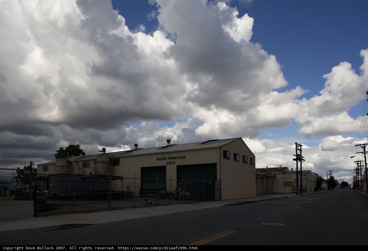 Cloudy Sky Over Urban Landscape