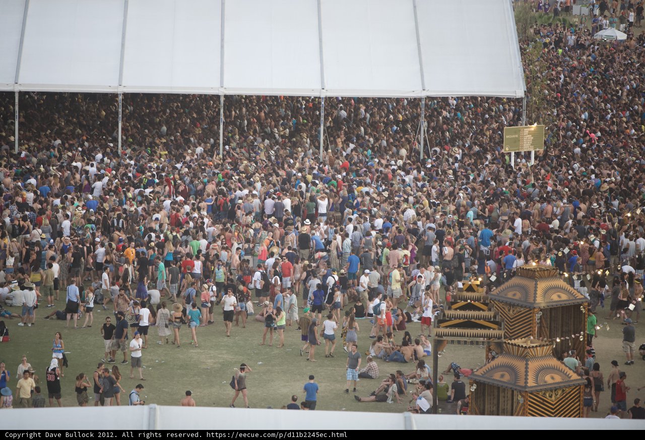 Coachella Crowd Takes Over the Field