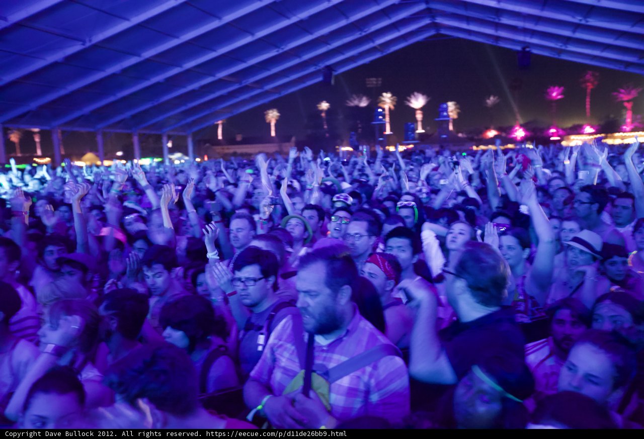 Coachella Crowd Gets Pumped Up