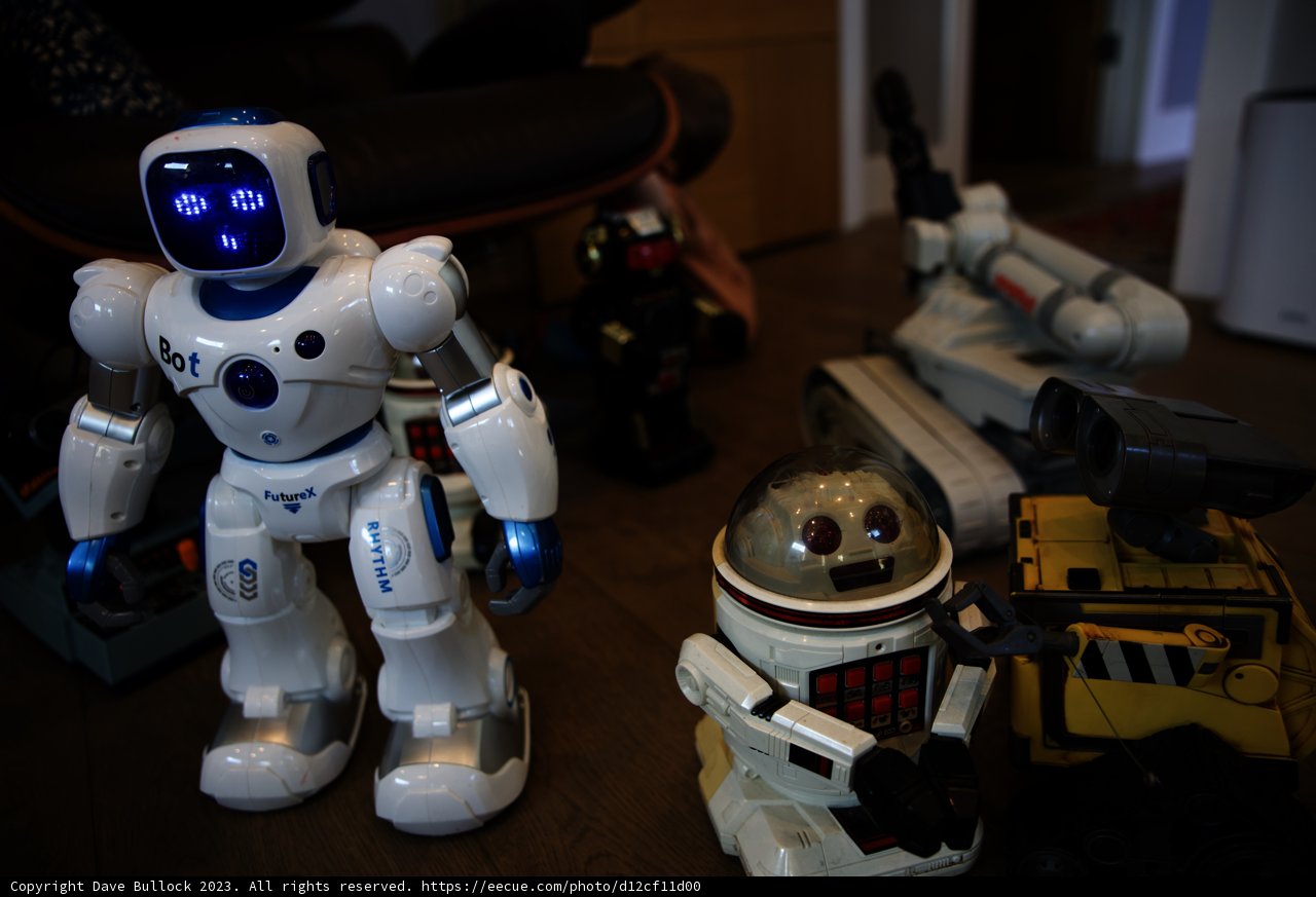 The Toy Assembly on Wooden Terrain