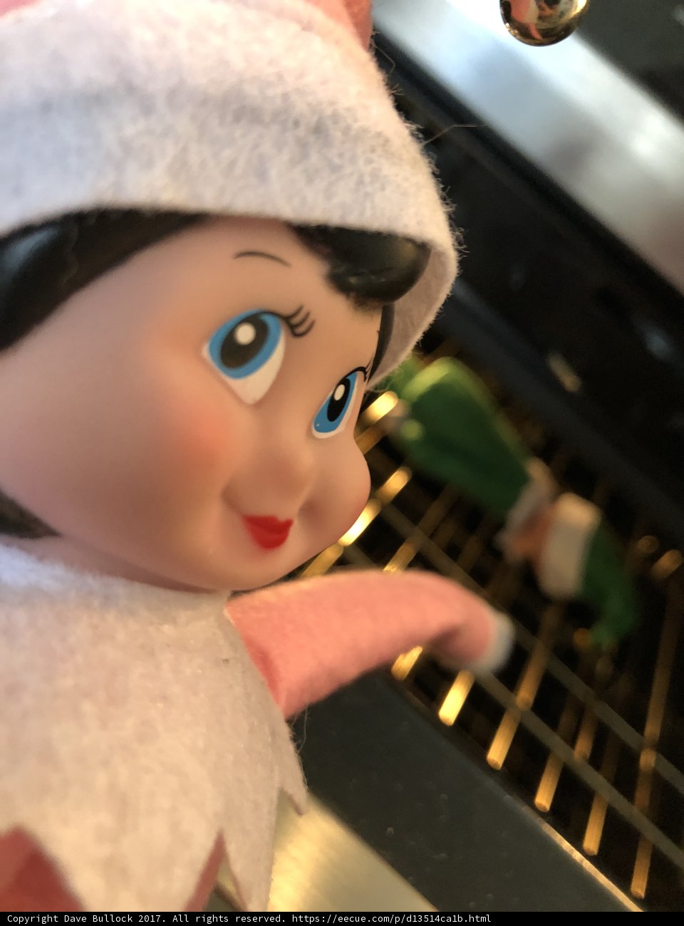 Elf on the Shelf in a Beanie