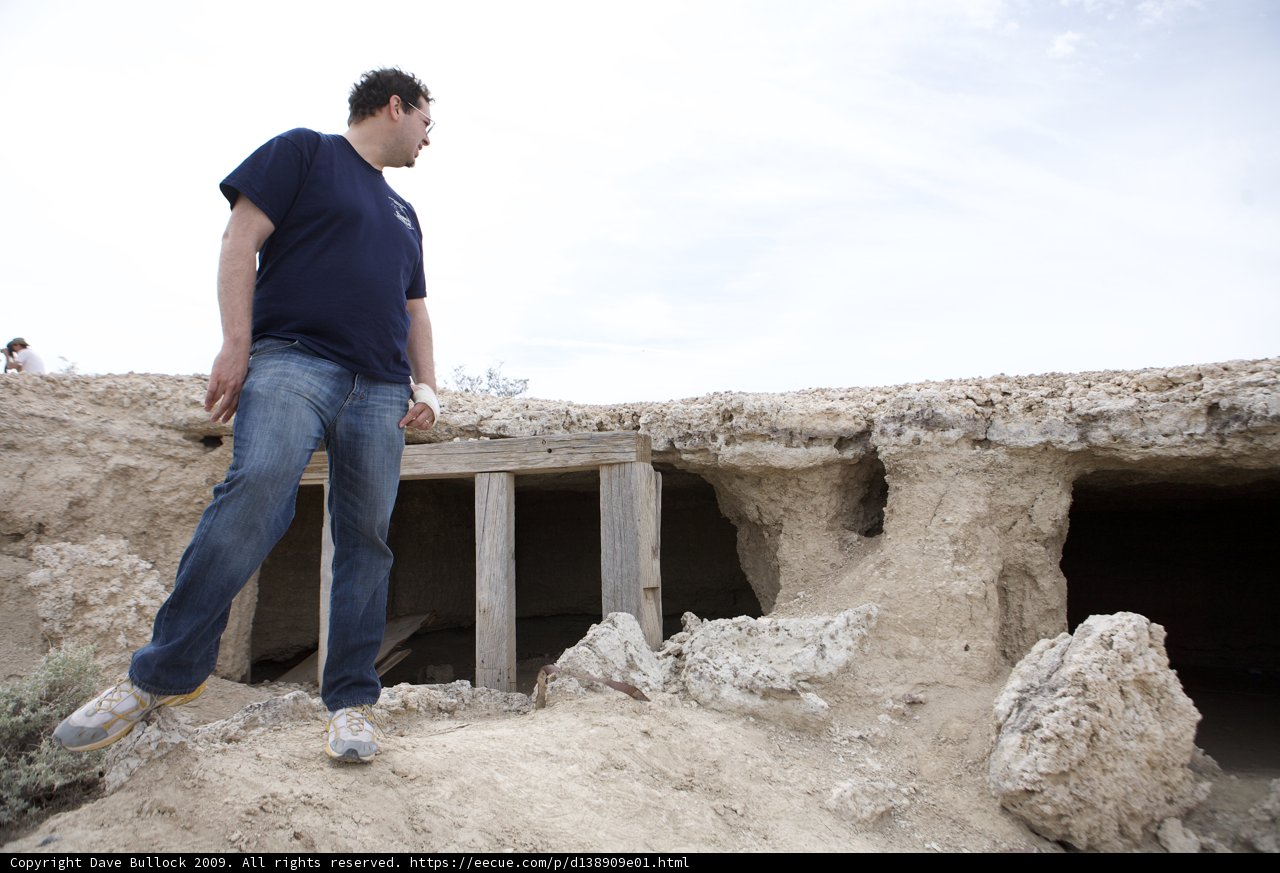 Dave B explores an archaeological shelter