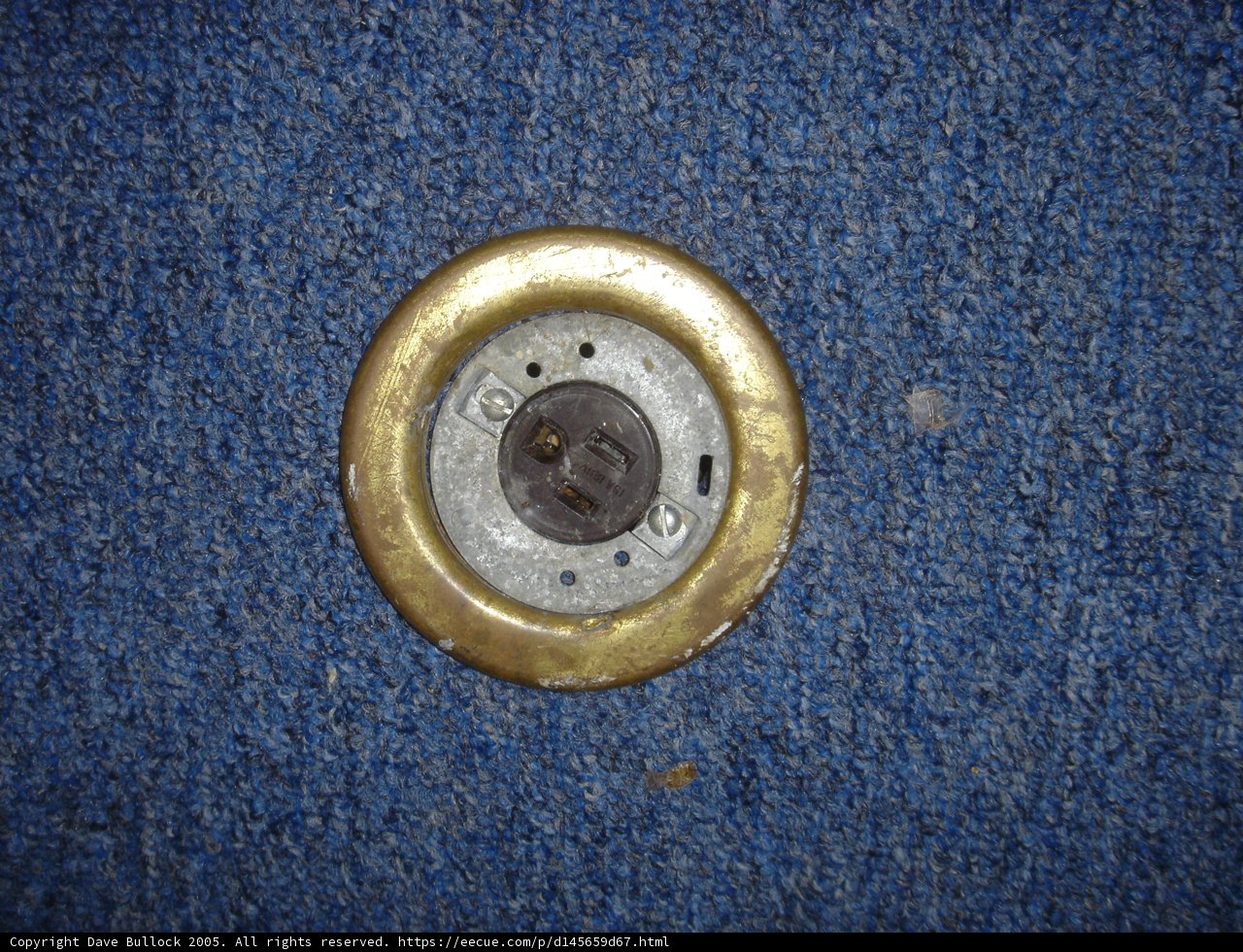 Golden Spokes on a Blue Carpet