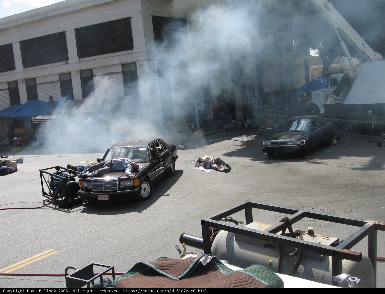 Fiery Car Accident