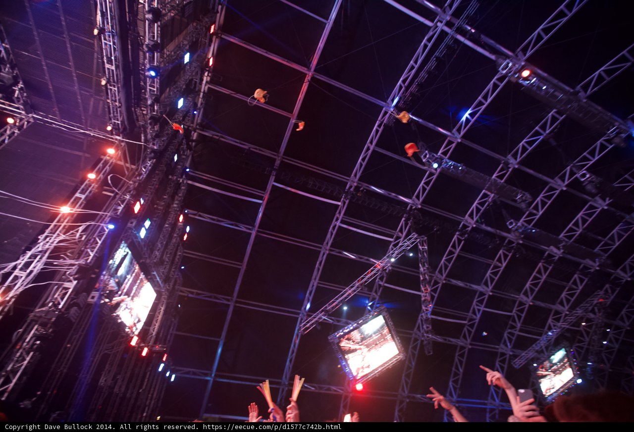 Spotlight on the Rock: Massive Crowd at Coachella 2014