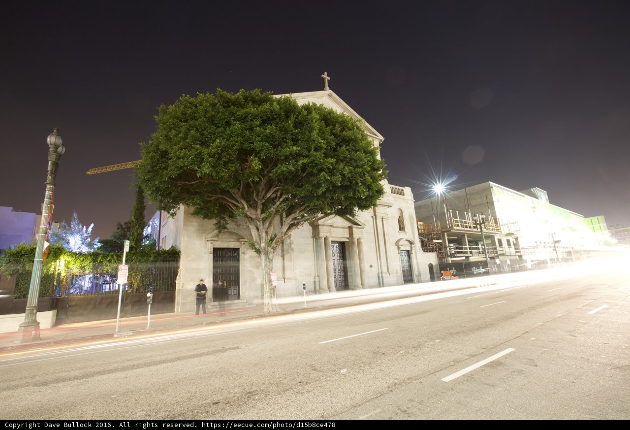 Nighttime Reflections at the Urban Church