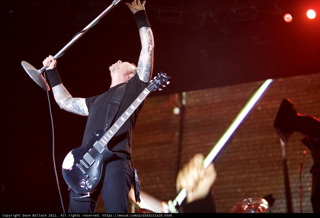 Rocking out at the Big Four Festival