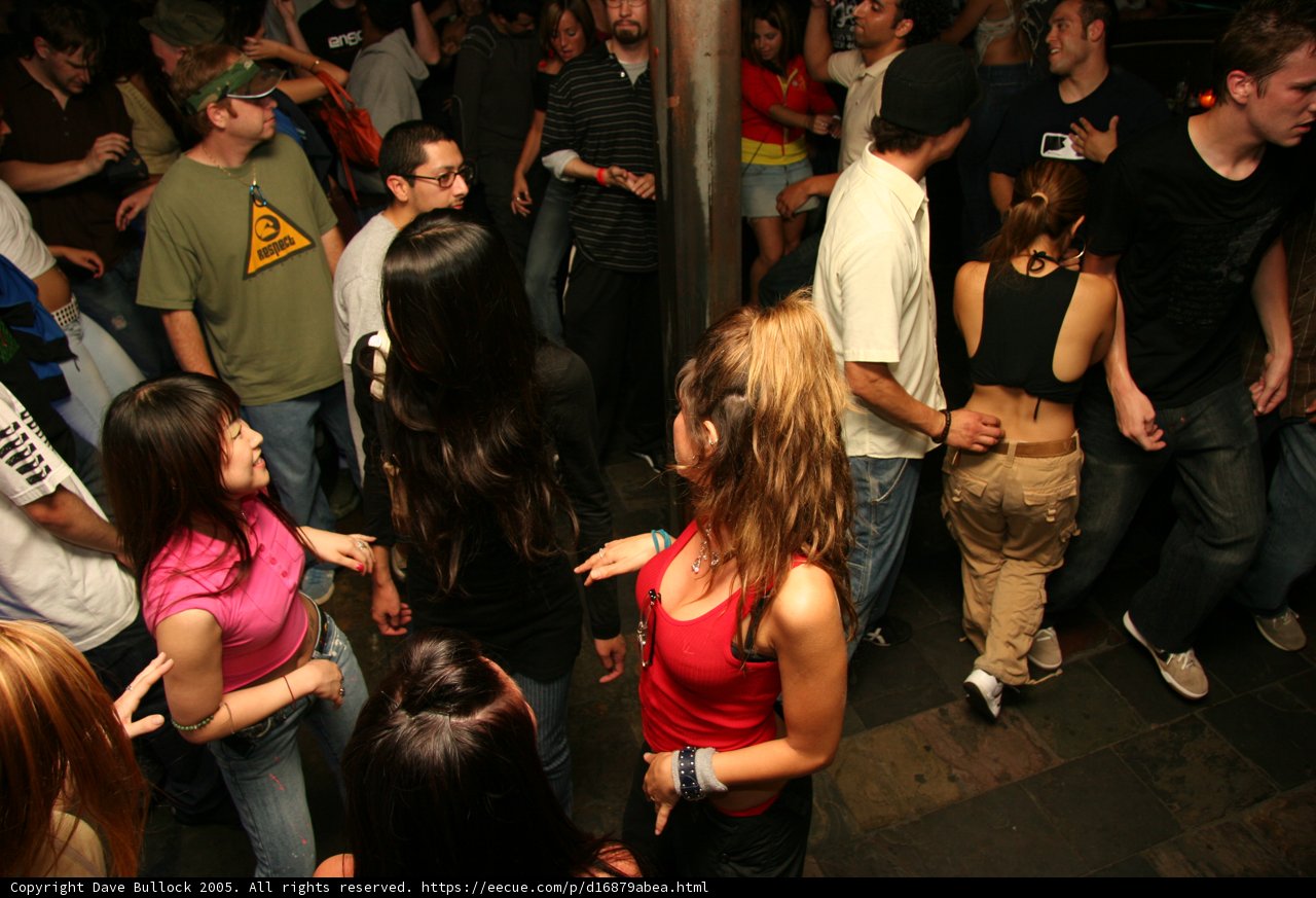 Clubbing with Sandeep, Miyuki, and Brian