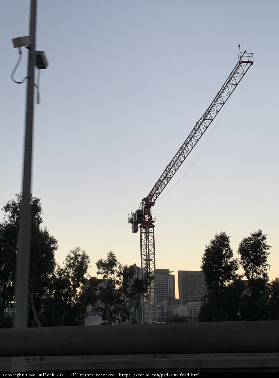 Towering above the city