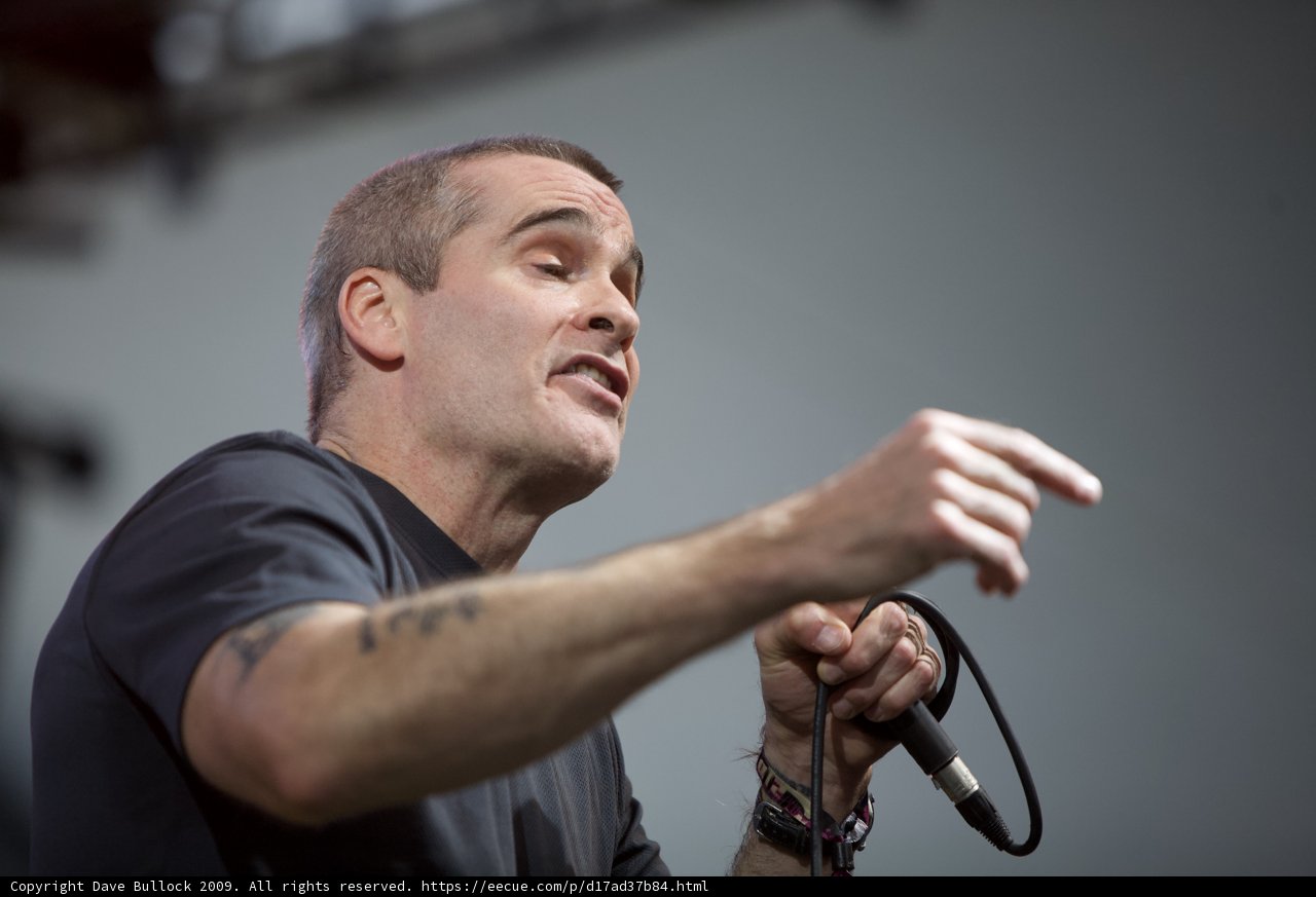 Henry Rollins Rocking the Mic with His Ink