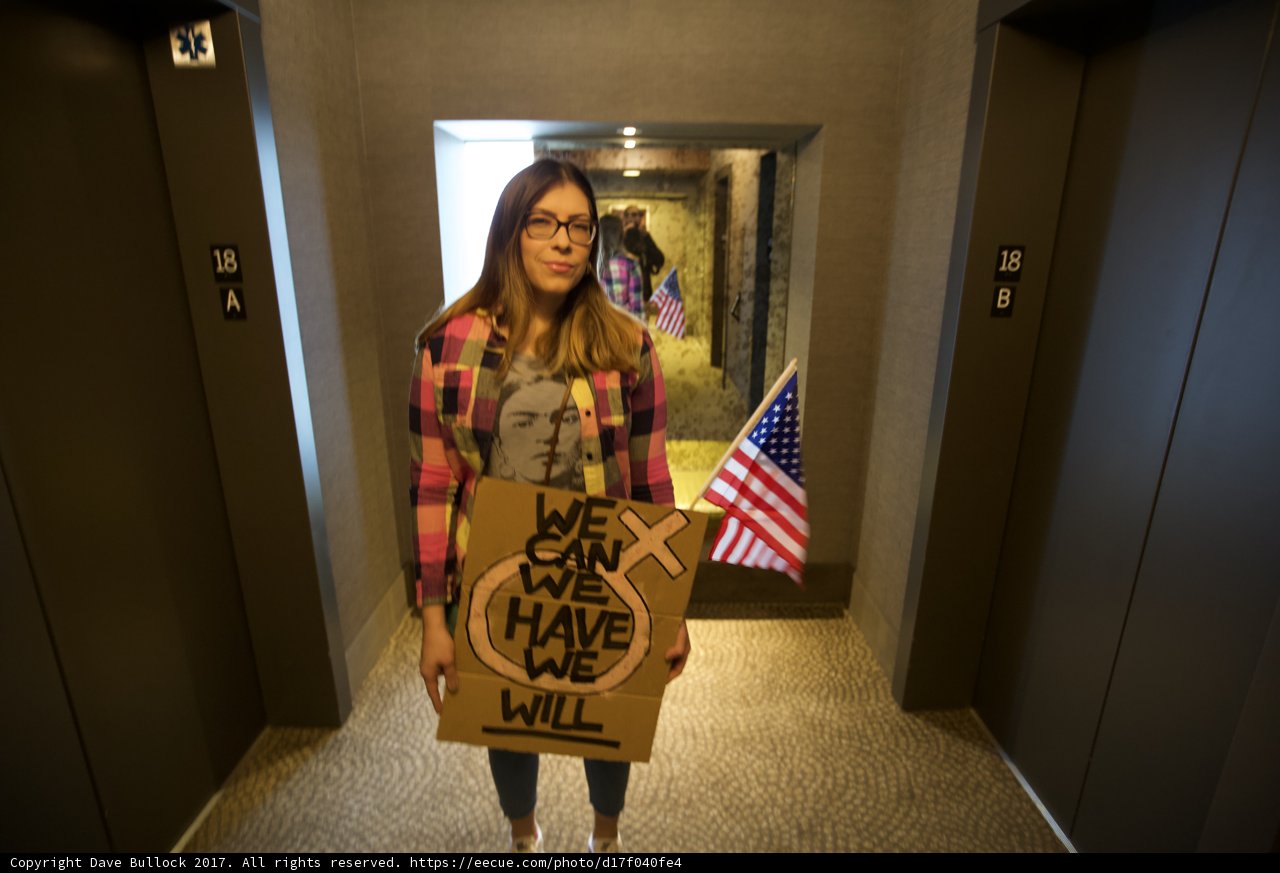 Elevator Protest