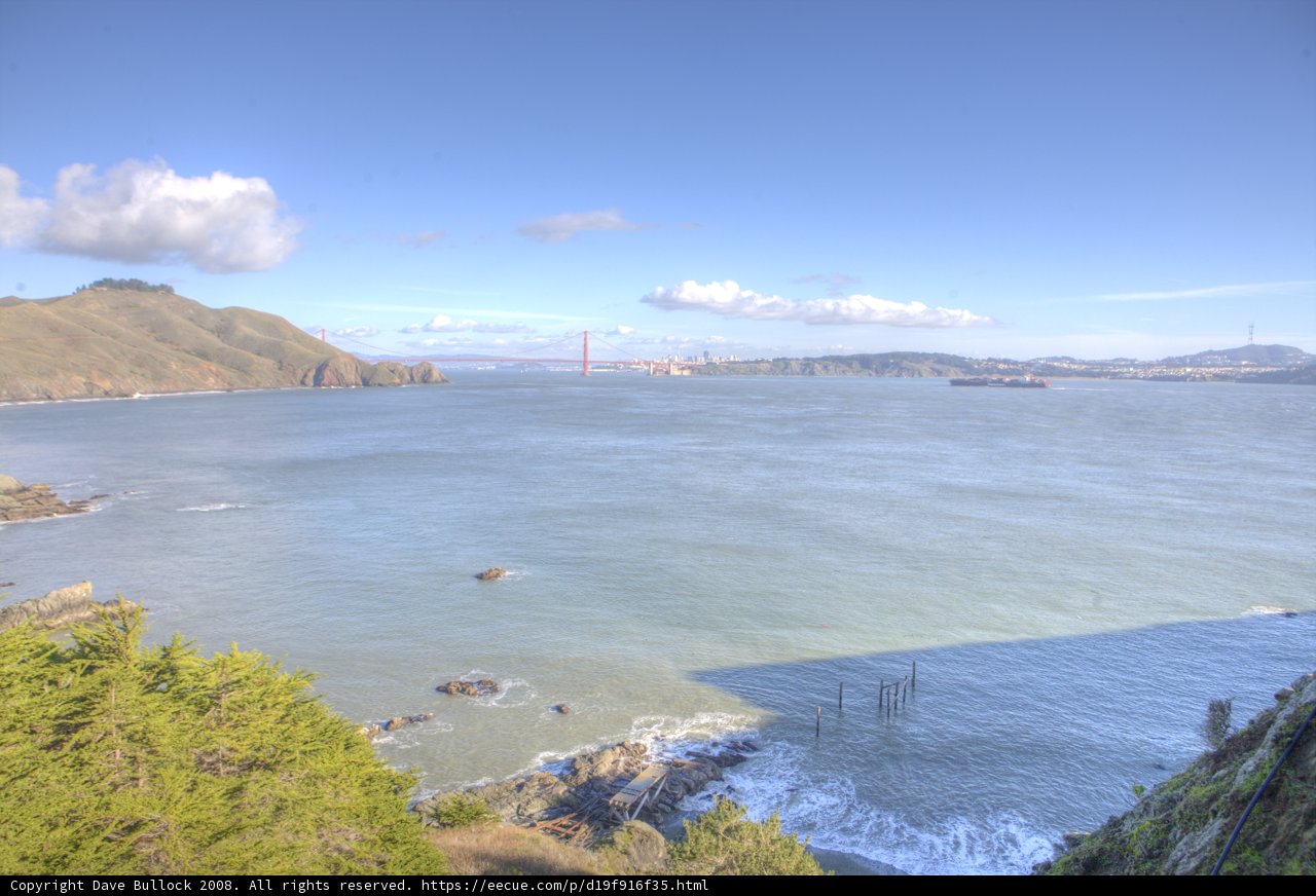 The Golden Gate Bridge from Promontory