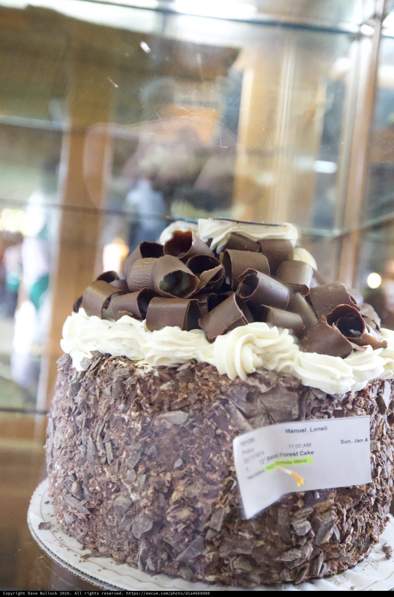 Elegant Black Forest Chocolate Celebration Cake