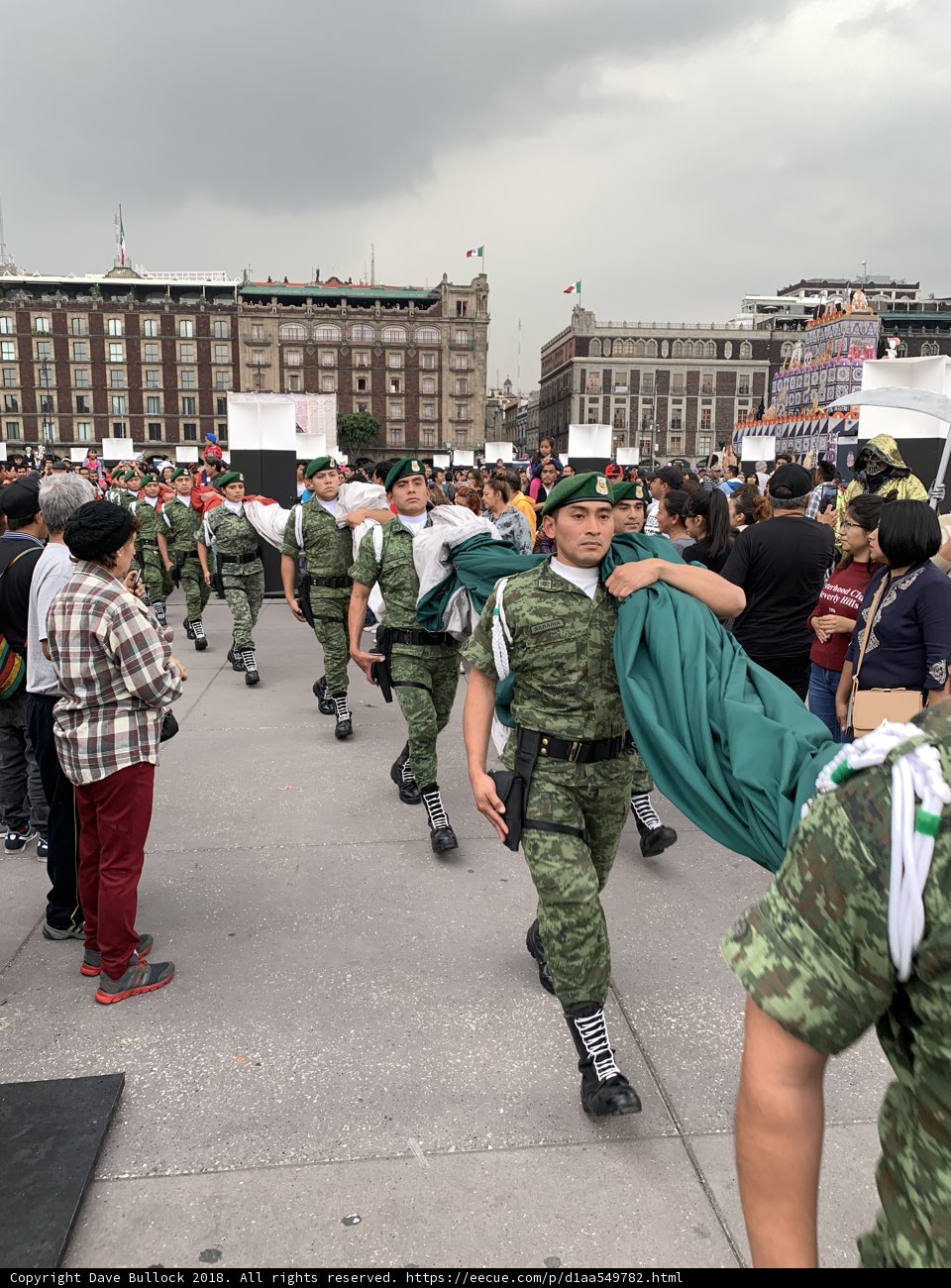 Marching in Military Uniforms