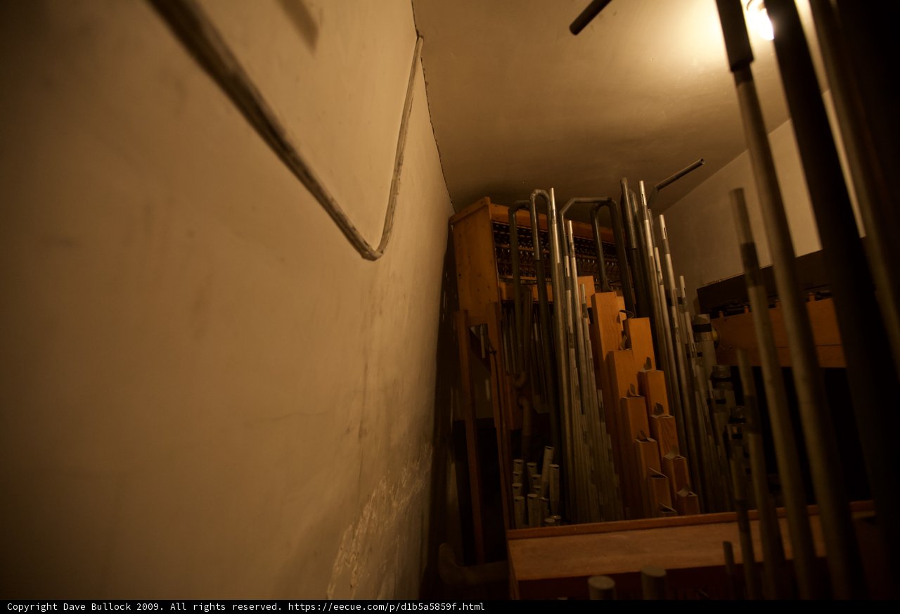 The Grandeur of the Wood Pipe Organ in a Church