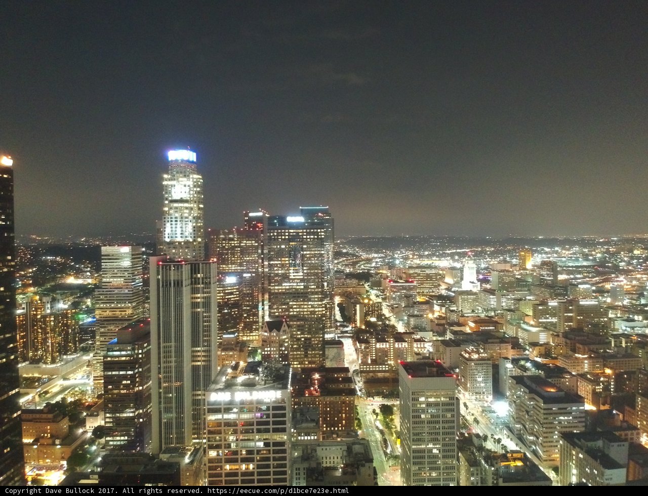 Night View from Los Angeles Tower