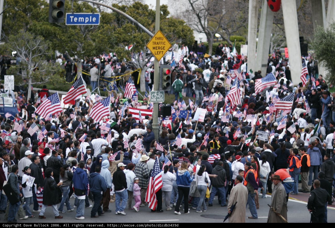 Patriotic Crowd