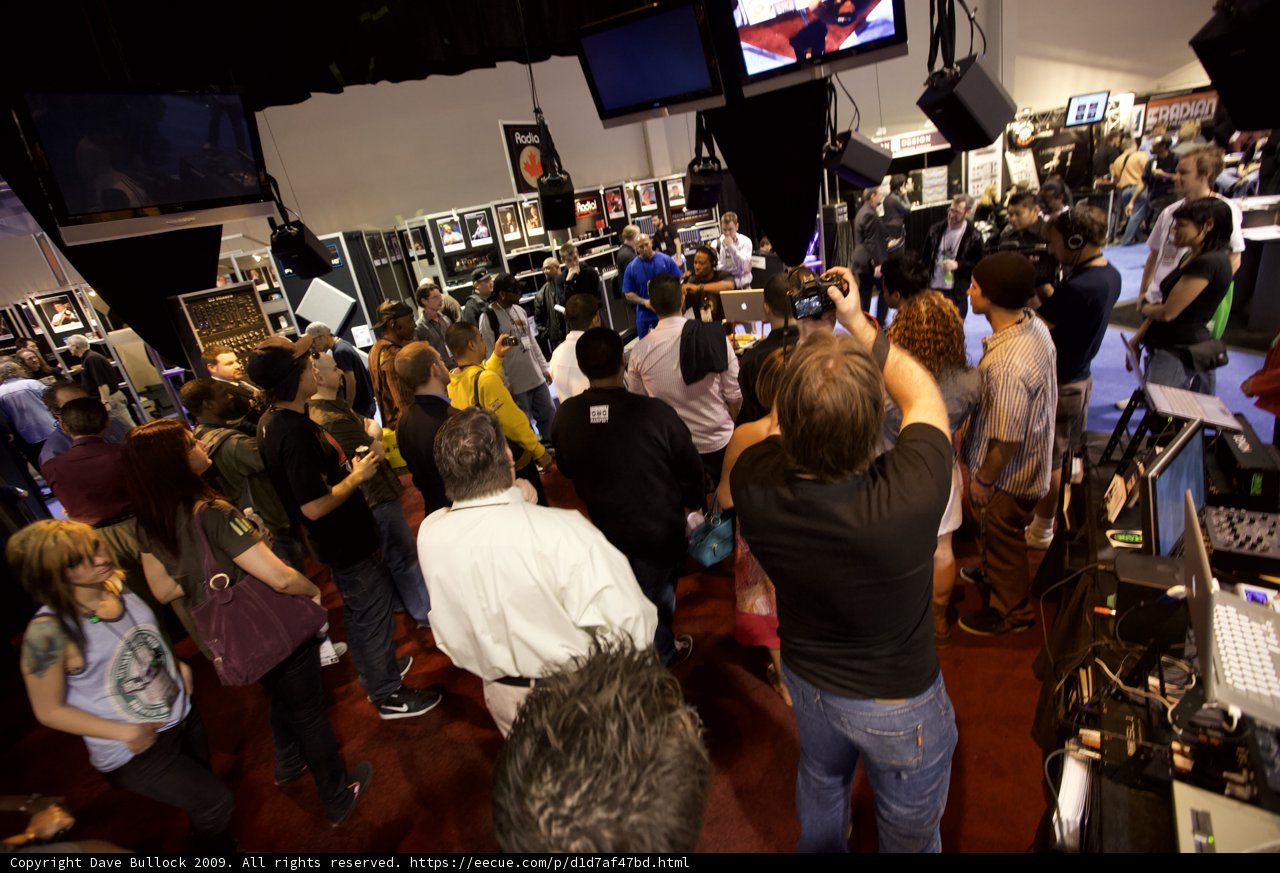 Electrifying Crowds at NAMM Convention