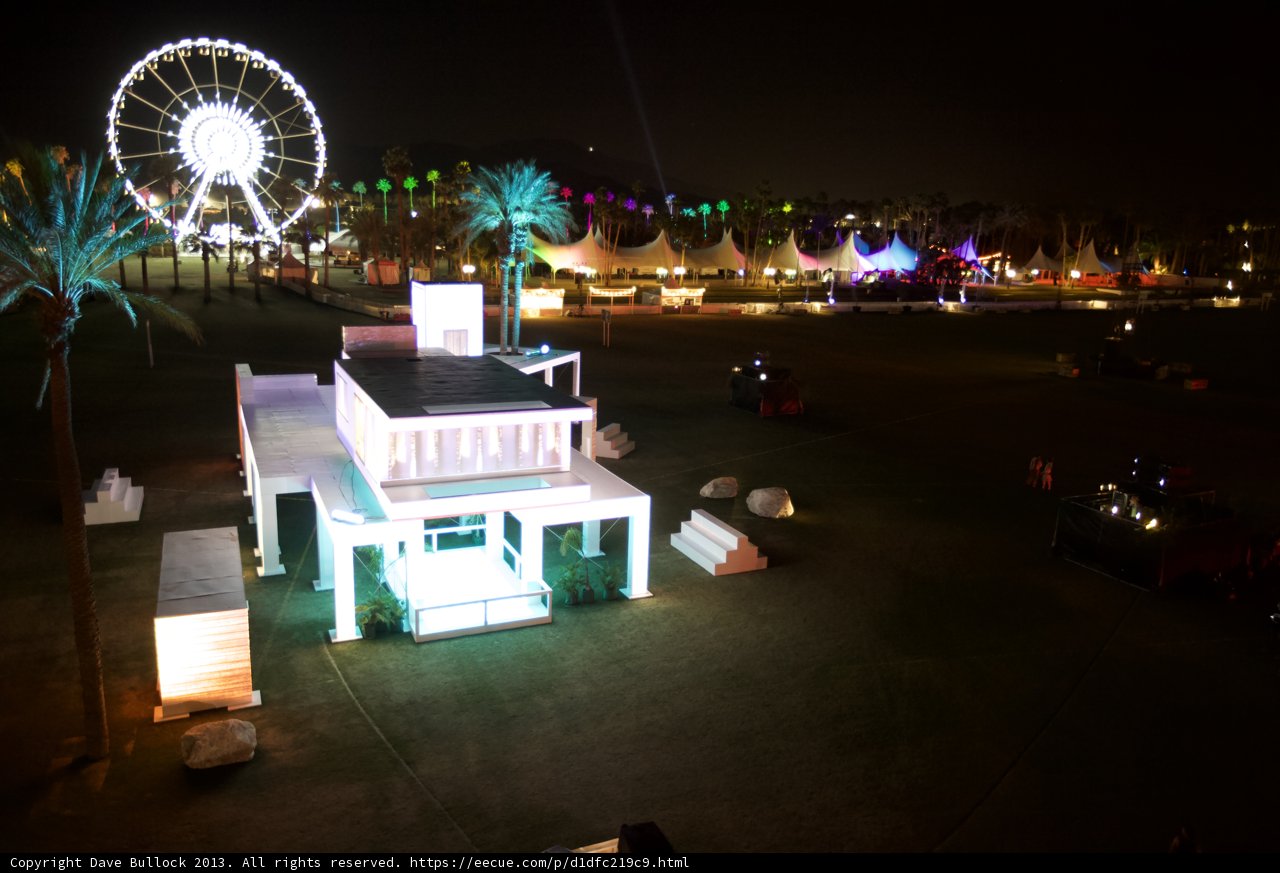 A Bright Night at the Amusement Park