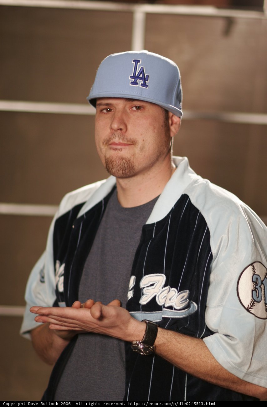 Striped Shirt and Baseball Cap