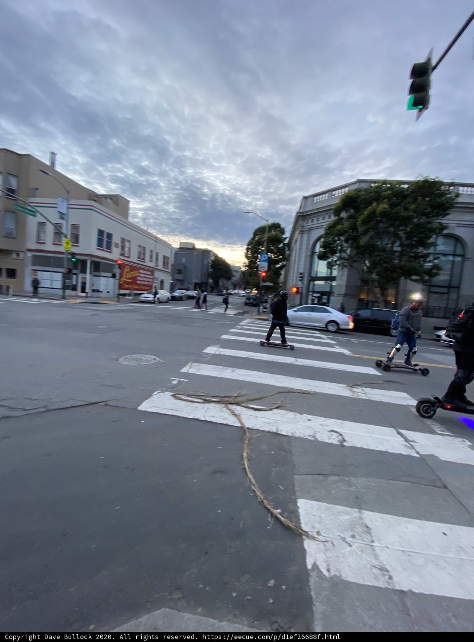 Bustling Street Life in San Francisco