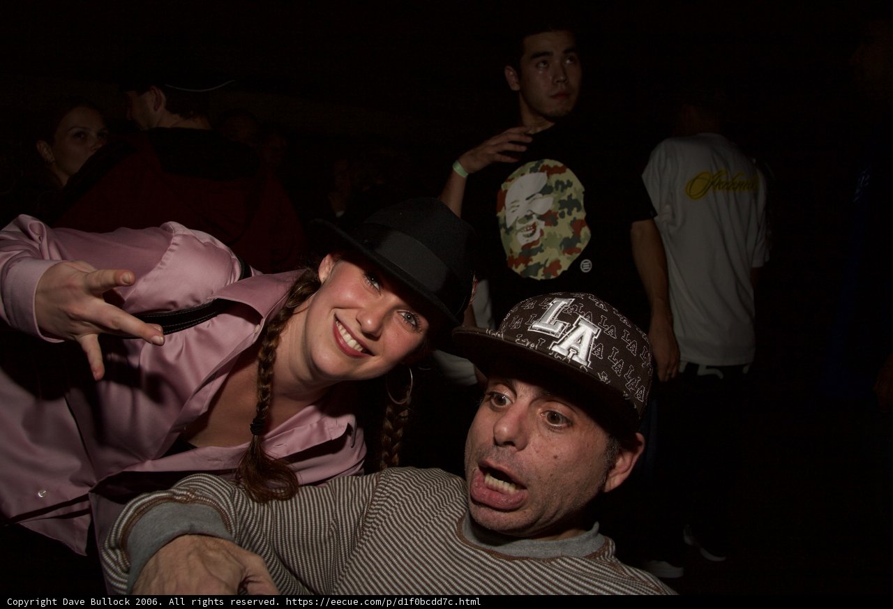 Partygoers Strike a Pose
