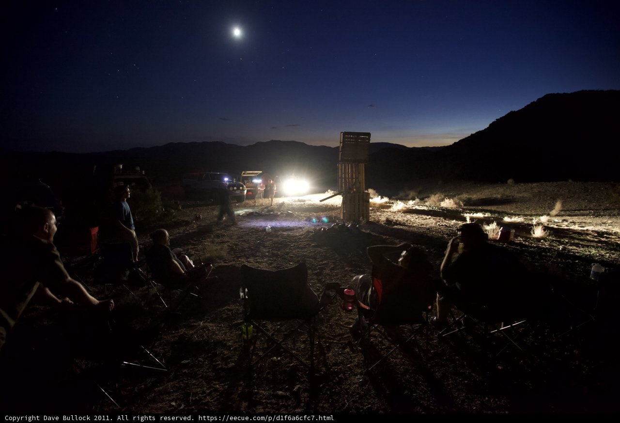 Moonlit Chair Gathering