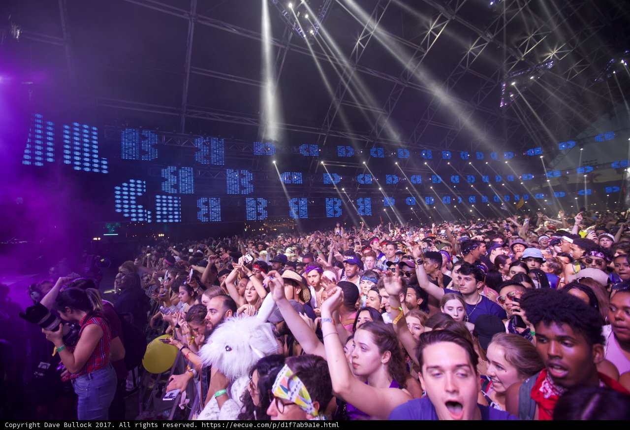 Lights, Music, and a Raging Crowd at Coachella