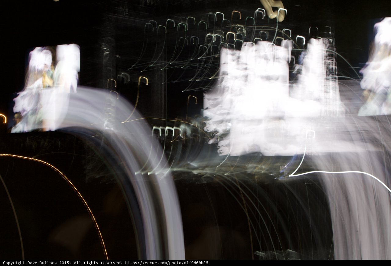 FYF Fest Abstract Long Exposure Stage Lights Motion Blur Light Trails Night