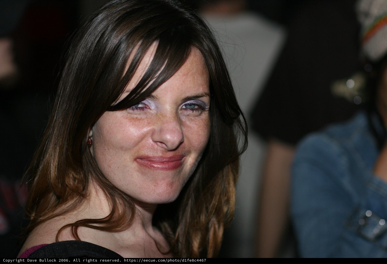 Candid Portrait of Woman at Evening Social Event