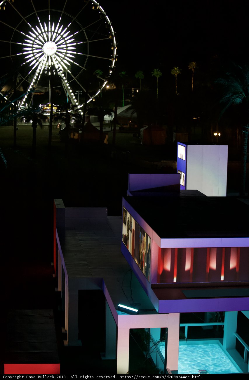 Ferris Wheel Fun at Coachella's House of Lights