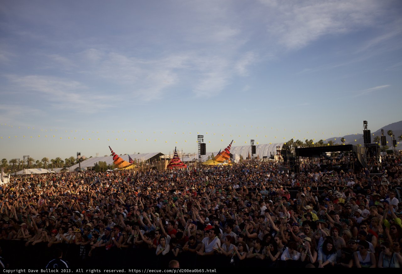 Concert Crowd at Coachella 2013