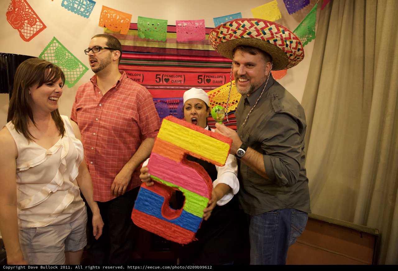 Penelope and Dave's Festive Five-Year Anniversary Fiesta