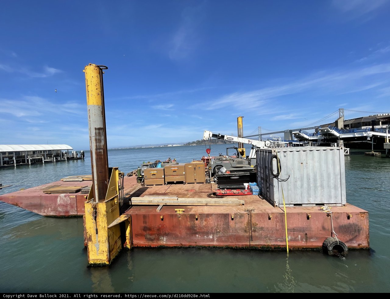 The Crane Boat on San Francisco's Waterfront