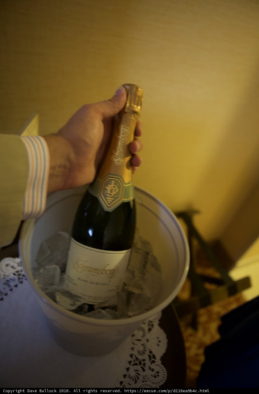 Celebrating with Champagne