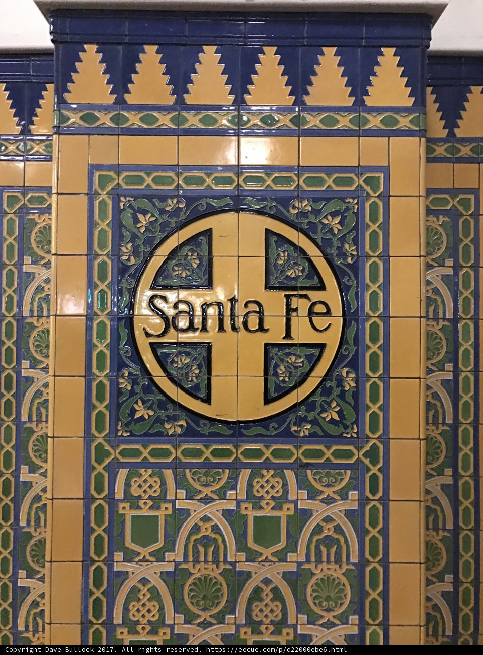 Santa Fe Depot Sign