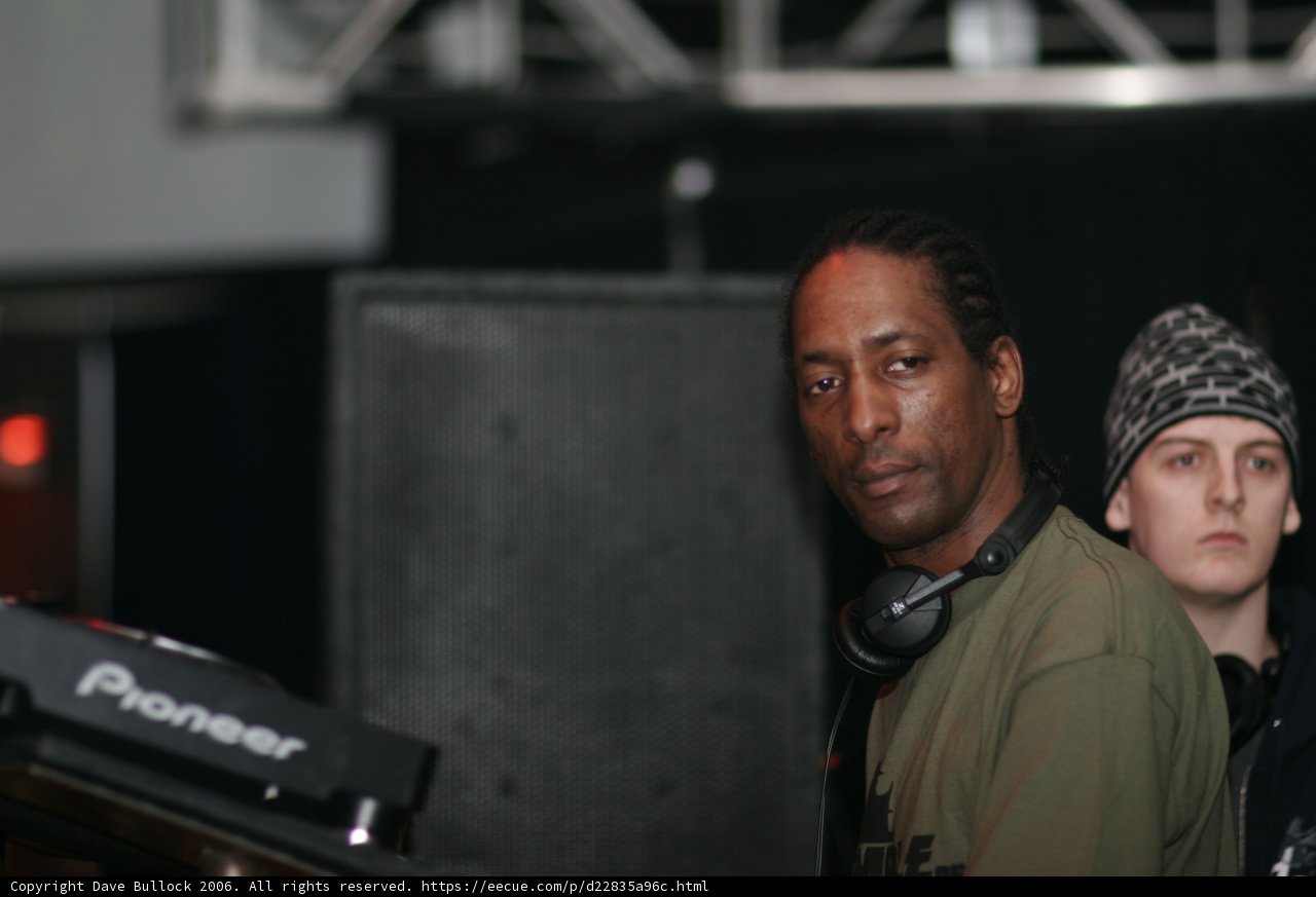 DJ Entertainer in Green Shirt