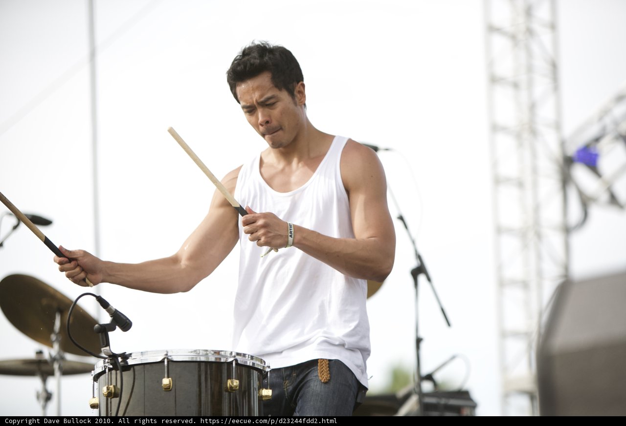 Drumming to the Rhythm: A Man's Musical Performance