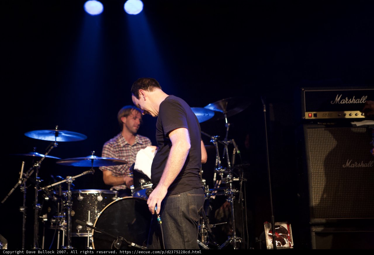 Rocking out on guitar at 2007 Bad Religion Glasshouse concert