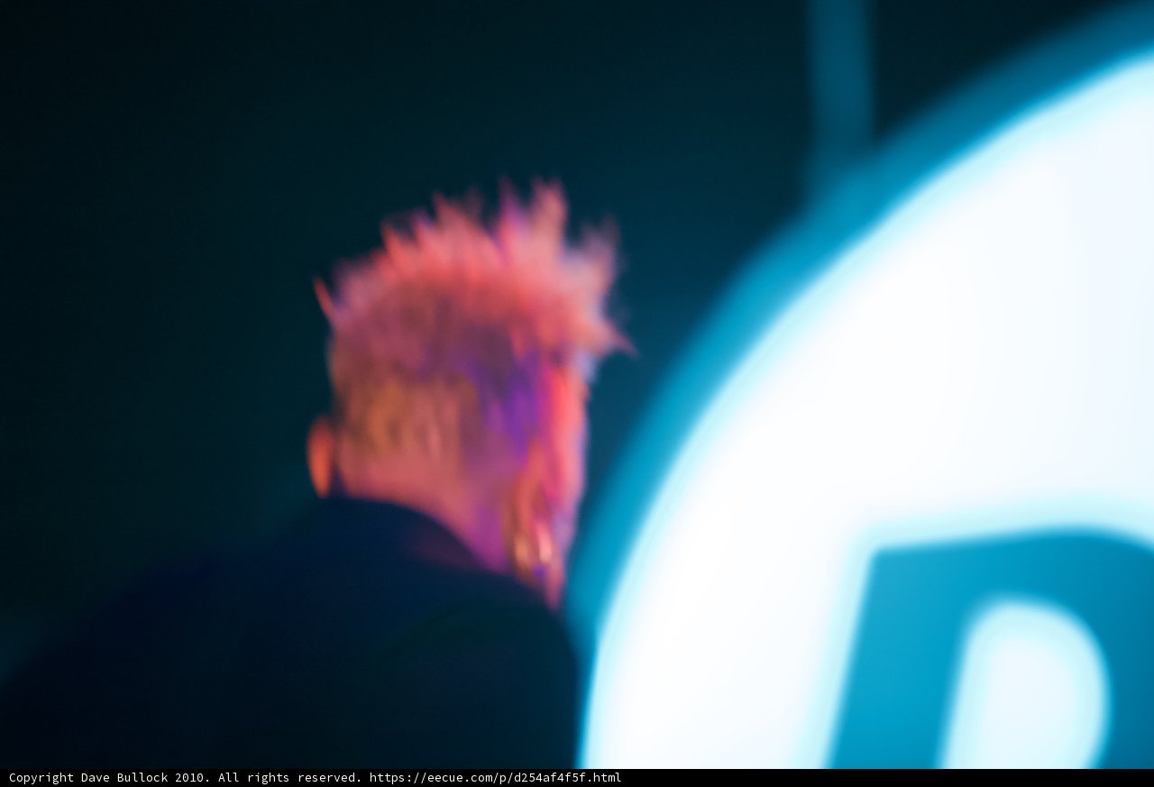 Blurry Mohawk in the Crowd