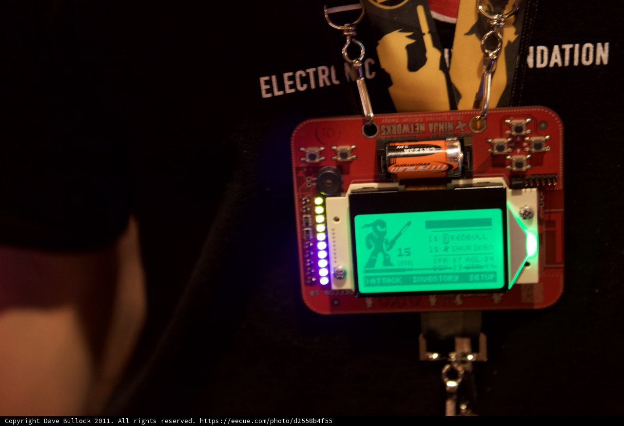 Electronic Device on Green Lanyard