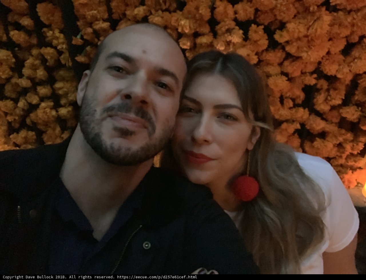 A Floral Selfie
