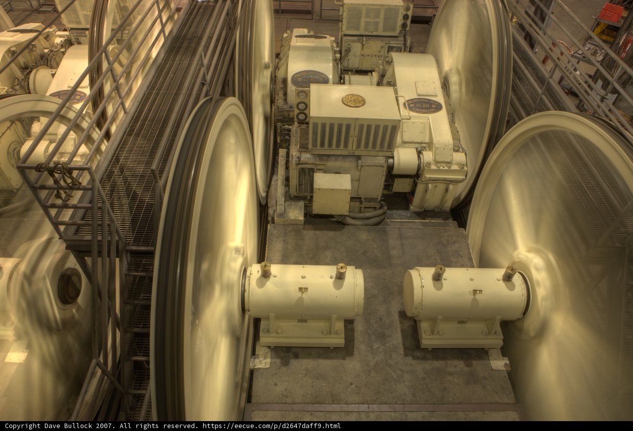 Industrial Generator in a Factory