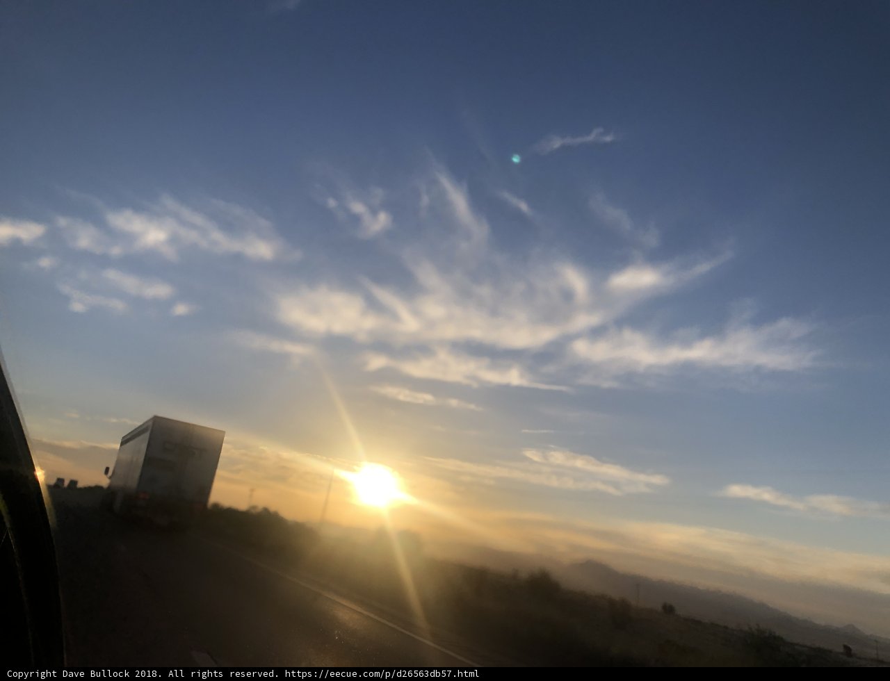 Rolling into the Sunset