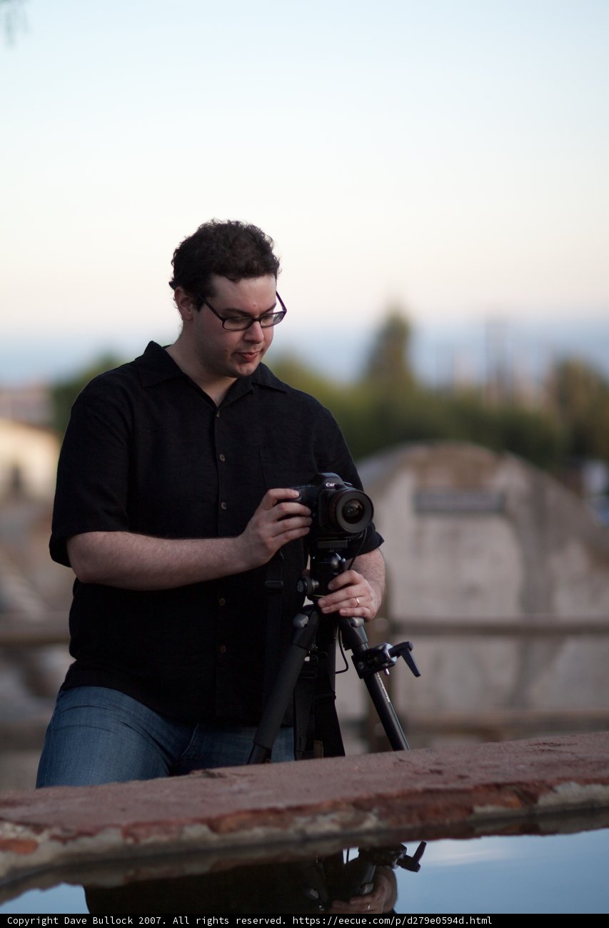 Photographer on a Ledge