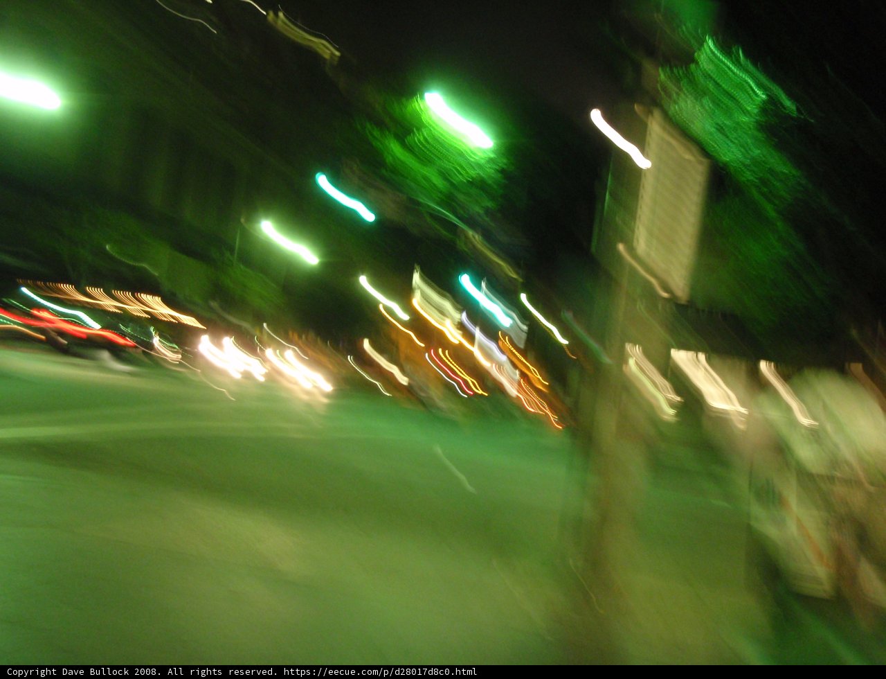 Nighttime Drive through the Metropolis