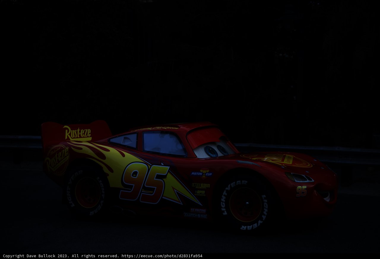 Lightning McQueen Strikes at Disneyland 2023