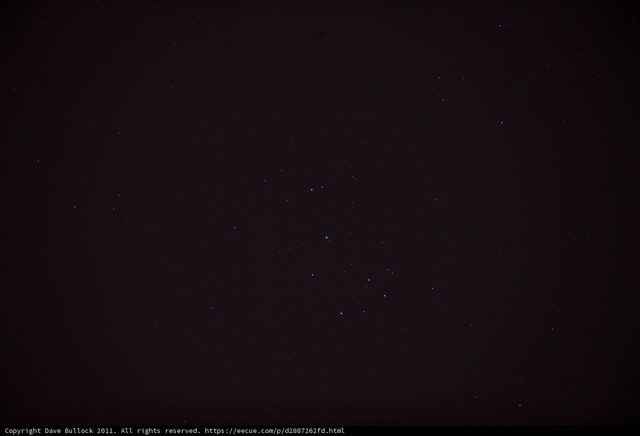 A Glimpse of the Starry Sky