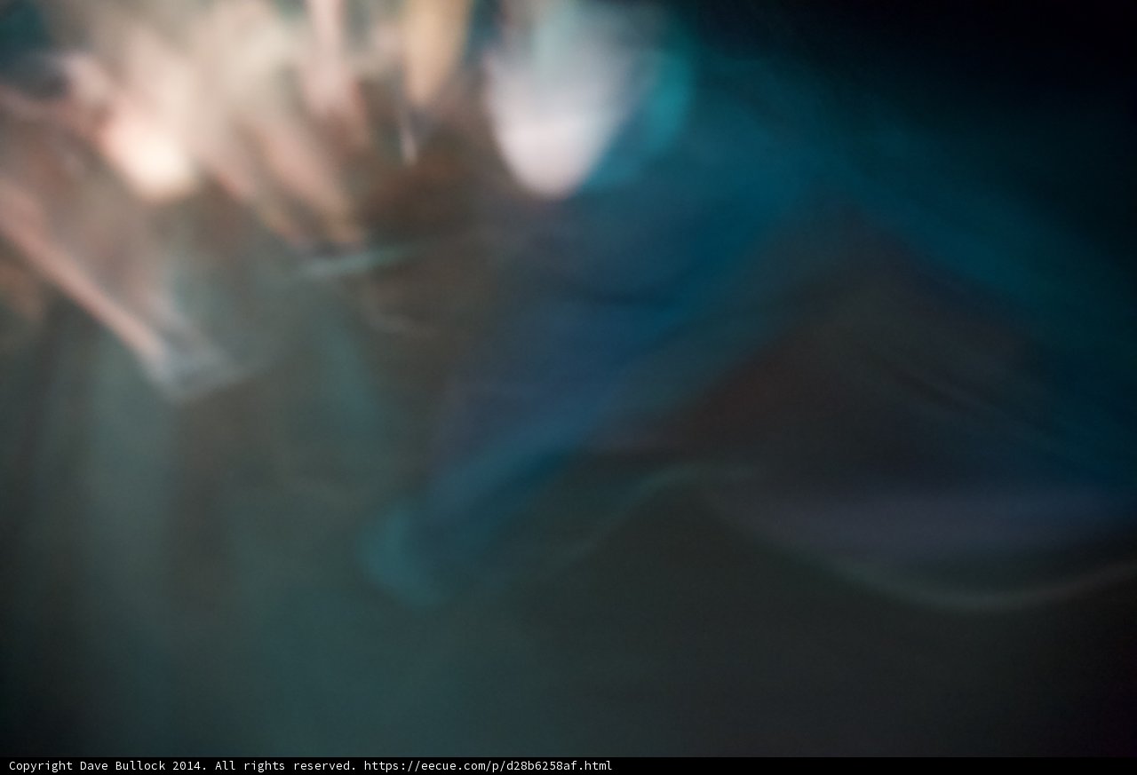 Blurry Figure in the Dark